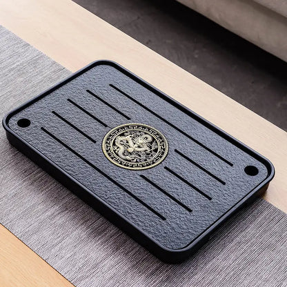 Kung Fu Tea Tray Pu'er tea Tea Board 1PC Drainage Water Storage kung-fu Tea Set Tea Table Chinese Tea Room Board Ceremony Tools