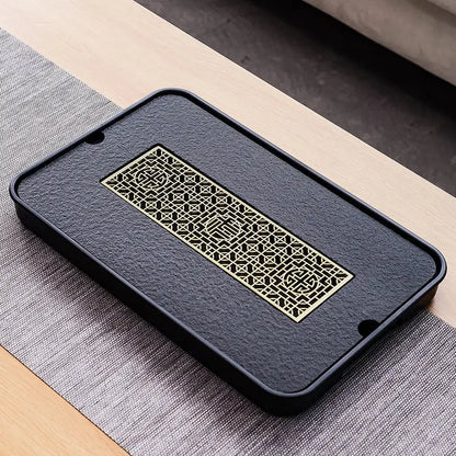 Kung Fu Tea Tray Pu'er tea Tea Board 1PC Drainage Water Storage kung-fu Tea Set Tea Table Chinese Tea Room Board Ceremony Tools