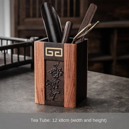 Kung Fu Tea Utensils Collection Tea Ceremony Six Items Suit 6 Gentlemen Copper Tea Clip Brick Tea Pry Tea Knife Tea Making Tools