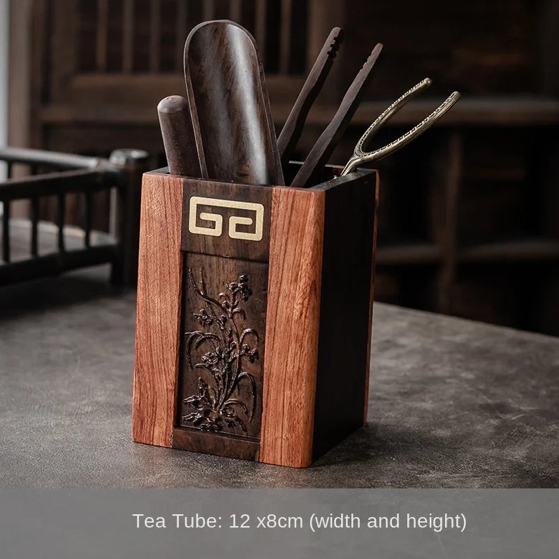 Kung Fu Tea Utensils Collection Tea Ceremony Six Items Suit 6 Gentlemen Copper Tea Clip Brick Tea Pry Tea Knife Tea Making Tools