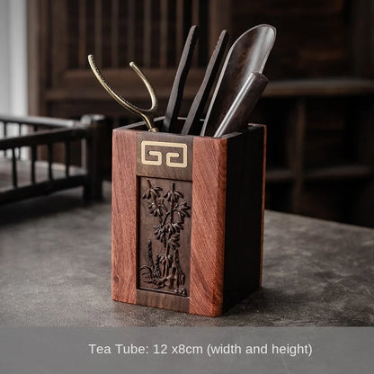 Kung Fu Tea Utensils Collection Tea Ceremony Six Items Suit 6 Gentlemen Copper Tea Clip Brick Tea Pry Tea Knife Tea Making Tools