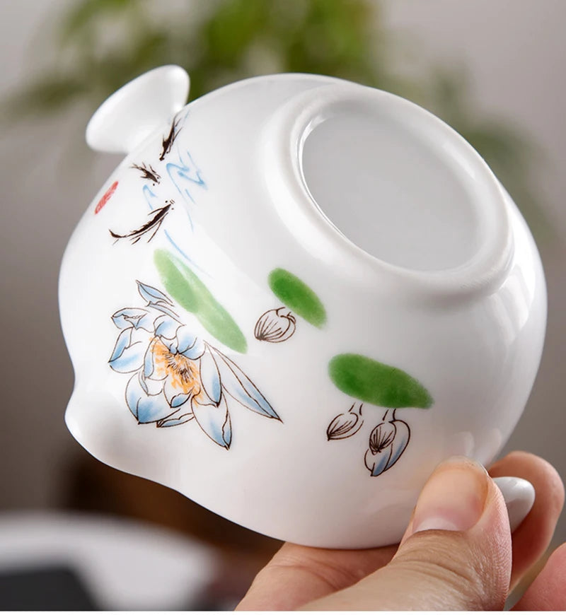 Kung fu gaiwan teapot teacup Travel tea set Include 1 Pot 2 Cup personal office travel portable Teaware bag Free shipping