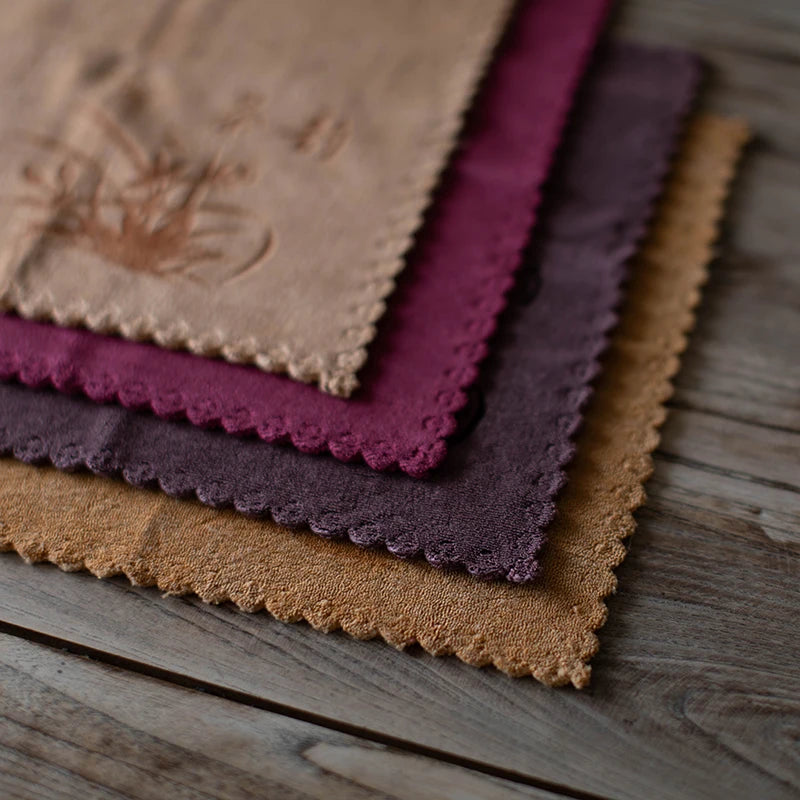 Kungfu Tea Towel, High-end Tea Napkins, Water Absorption, Thick Tea Table Cloth, Zen Intention Cloth, Chinese Tea Accessories