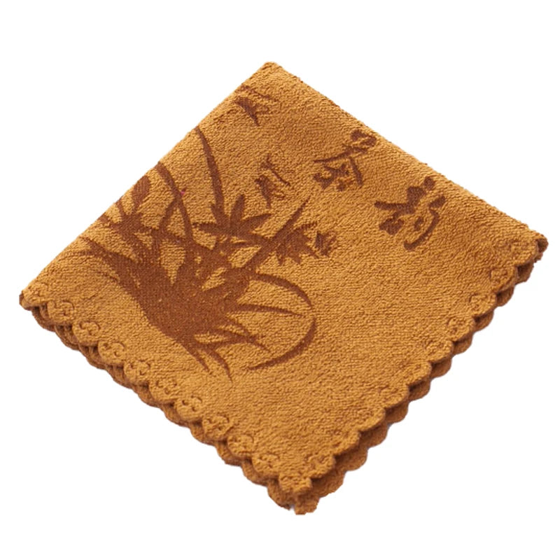 Kungfu Tea Towel, High-end Tea Napkins, Water Absorption, Thick Tea Table Cloth, Zen Intention Cloth, Chinese Tea Accessories