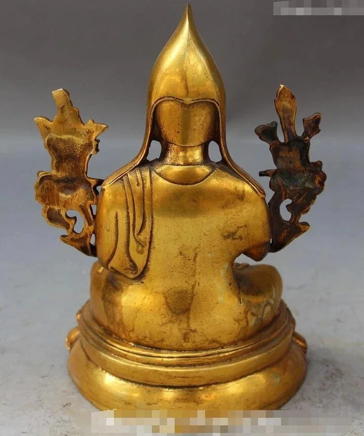 Kursi Buddha Tibet Je Tsongkhapa Tsongkhapa Patung Buddha