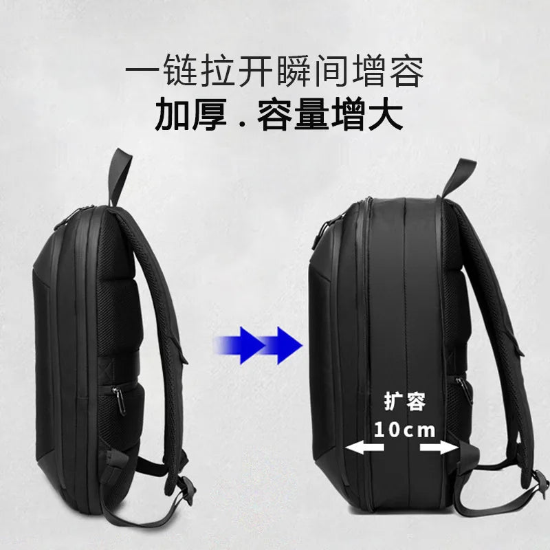 LEASTAT 40x30x29 Cabin Backpack  Laptop Bag  14-inch Simple Business Backpack Lightweight Casual Expandable School Students Bag