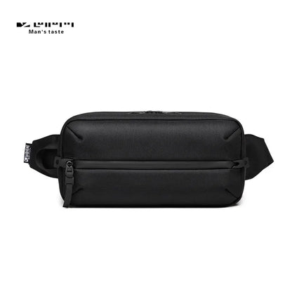 LEASTAT Men's Waterproof Waist Bag, Fanny Pack, Outdoor Sports Chest Bag, Male Casual Travel Crossbody Belt Bags, High Quality