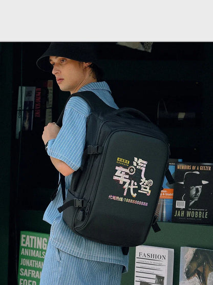 LED Display Motorcycle backpack Business travel Laptop Backpack For Men DIY Smart backpack school Backpack multimedia backpack