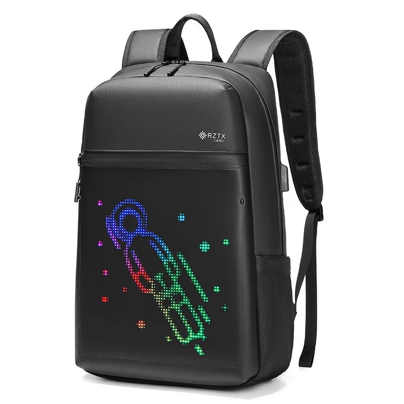 LED Display backpack Business travel Laptop Backpack Men DIY Smart backpack school Backpack woman WIFI multimedia backpack