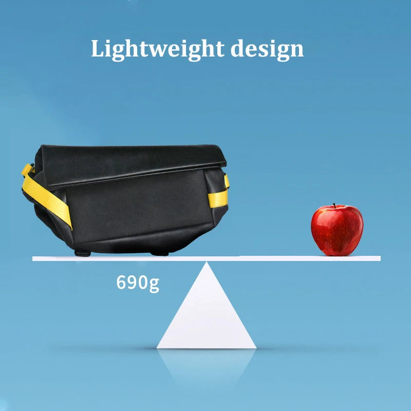 LED Smart Display Chest Bag Men travel Shoulder bag Custom DIY Messenger Bag Sport Waterproof Crossbody Bag Waist bag for woman