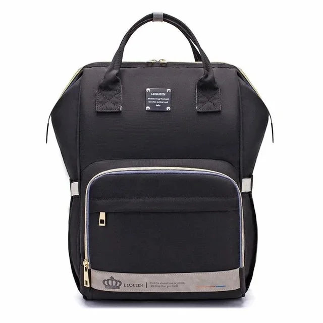 LEQUEEN Colorful Mummy Diaper Baby Feeder Bag Mother Fruit Waterproof Nursing Storage Organizer Women Travel Backpack Female