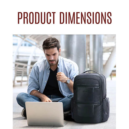 LIGHT FLIGHT 17.3 inches Business Work Backpacks for Men Water Resistant Notebook Bags Laptop Backpack with USB Charging hole