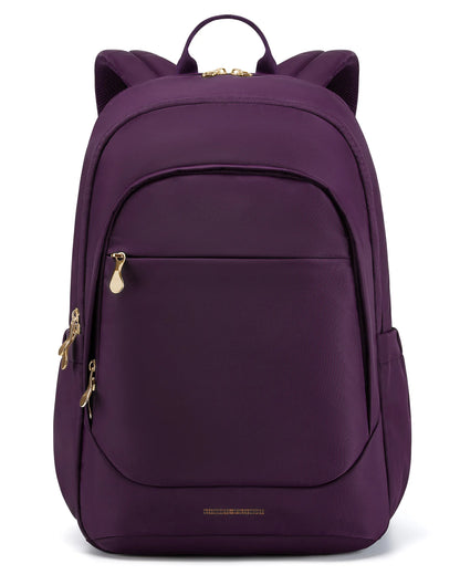 LIGHT FLIGHT Travel Backpack for Women 15.6 Inch Anti Theft Laptop Backpack with USB Charging Hole Waterproof College Bookbag