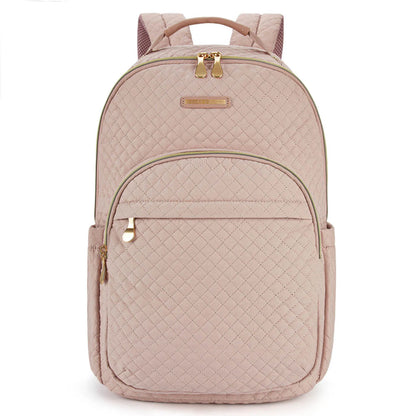 LIGHT FLIGHT Travel Laptop Backpack Women 15.6'' Waterproof School Bag Anti Theft Computer Backpack with USB Charging Hole