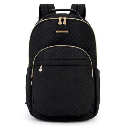 LIGHT FLIGHT Travel Laptop Backpack Women 15.6'' Waterproof School Bag Anti Theft Computer Backpack with USB Charging Hole