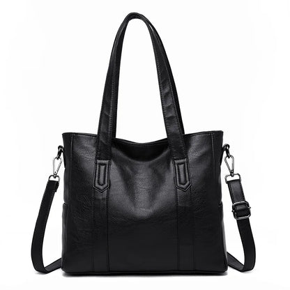 LONOOLISA New Woman Bag 2019 Leather Luxury Handbags Women Bags Designer Crossbody Bags For Women Tote Bolsa Feminina Sac A Main