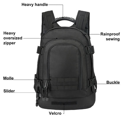 LQ 60L Waterproof Climbing Backpacks 40L Outdoor Sports Bag Travel Backpacks Camping Hiking Rucksack Women Trekking Bags For Men