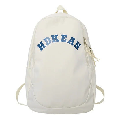 Ladies Cool Nylon College Backpack Nylon Trendy Women School Bag Girl Cute Travel Backpack Fashion Female Laptop New Student Bag