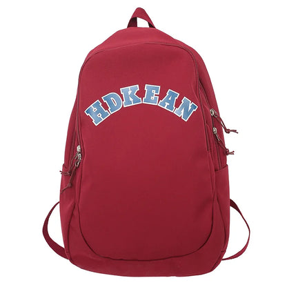 Ladies Cool Nylon College Backpack Nylon Trendy Women School Bag Girl Cute Travel Backpack Fashion Female Laptop New Student Bag