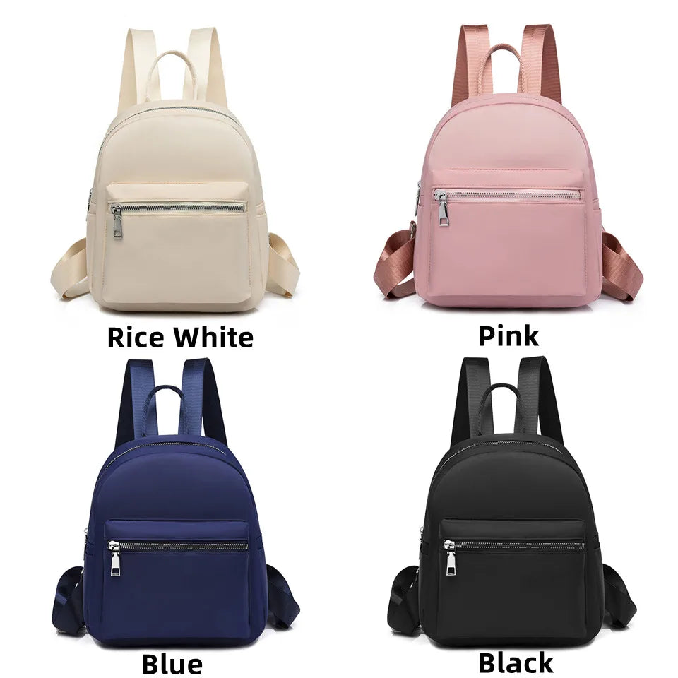 Ladies Fashion Oxford Backpack Women Simplicity Solid Color Shoulder Bags Female Exquisite Casual Handbag Shopping Travel Bags