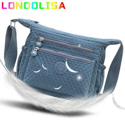 Ladies Fashion Shoulder Bags for Women Designer Waterproof Nylon Handbag Zipper Purses Messenger Crossbody Bag Sac A Main