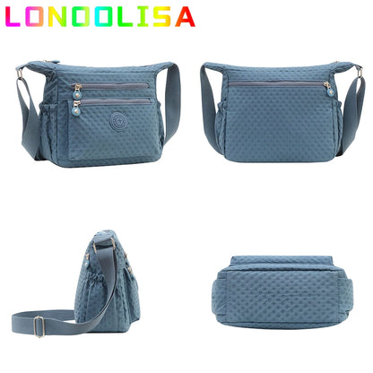 Ladies Fashion Shoulder Bags for Women Designer Waterproof Nylon Handbag Zipper Purses Messenger Crossbody Bag Sac A Main