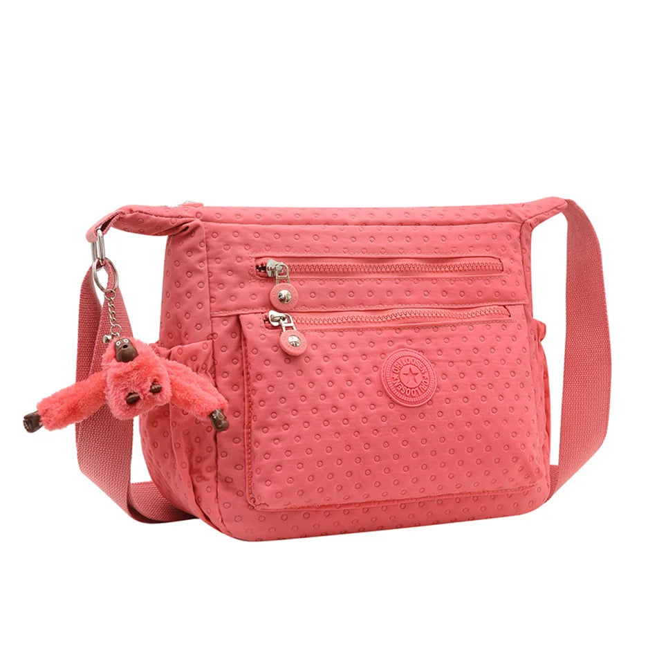 Ladies Fashion Shoulder Bags for Women Designer Waterproof Nylon Handbag Zipper Purses Messenger Crossbody Bag Sac A Main