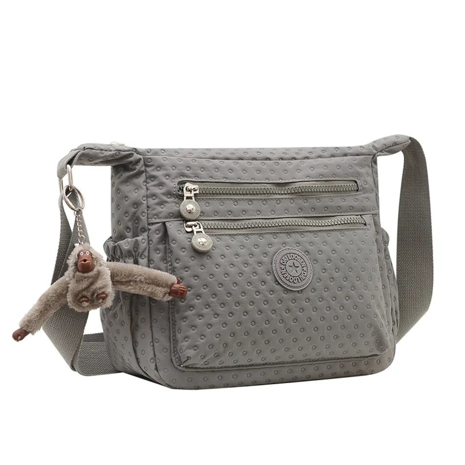 Ladies Fashion Shoulder Bags for Women Designer Waterproof Nylon Handbag Zipper Purses Messenger Crossbody Bag Sac A Main