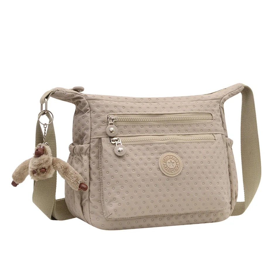 Ladies Fashion Shoulder Bags for Women Designer Waterproof Nylon Handbag Zipper Purses Messenger Crossbody Bag Sac A Main