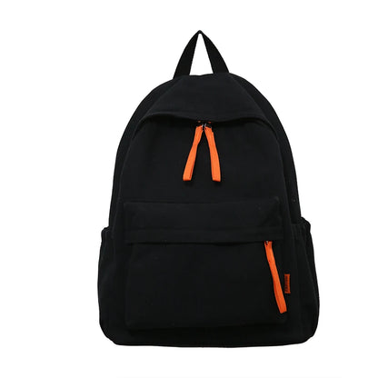 Ladies Green Solid Color College Backpack Trendy Girl Boy Travel School Bag Cool Men Women Leisure Fashion Male Female Book Bags