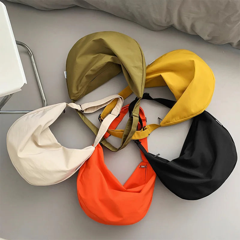 Ladies Handbag 2023 Trend Simple New Style Fashion And Casual Large-Capacity Dumpling-Shaped Crossbody Shoulder Bag