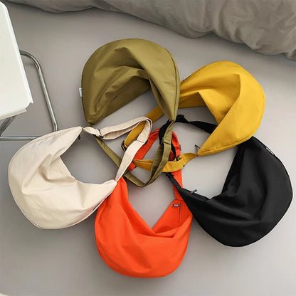 Ladies Handbag 2023 Trend Simple New Style Fashion And Casual Large-Capacity Dumpling-Shaped Crossbody Shoulder Bag