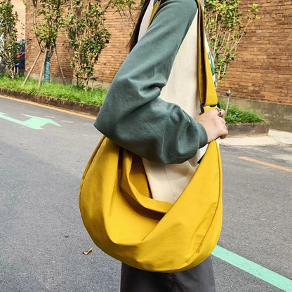 Ladies Handbag 2023 Trend Simple New Style Fashion And Casual Large-Capacity Dumpling-Shaped Crossbody Shoulder Bag