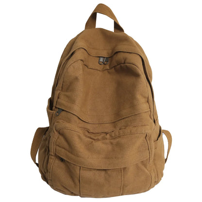 Ladies Harajuku Cute Retro Canvas Bag Female Laptop Student Backpack Fashion Girl Fabric College Backpack Women Travel Teen Bags