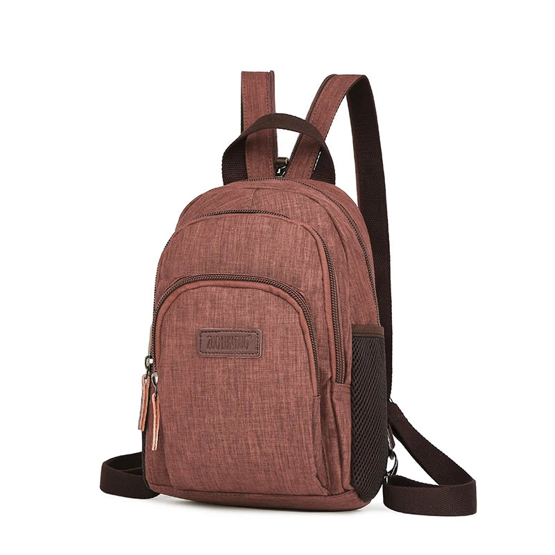 Ladies High Quality Canvas Backpack Large Capacity Casual Backpack Fashion Brand Design Laptop Bag Youth Student Bag