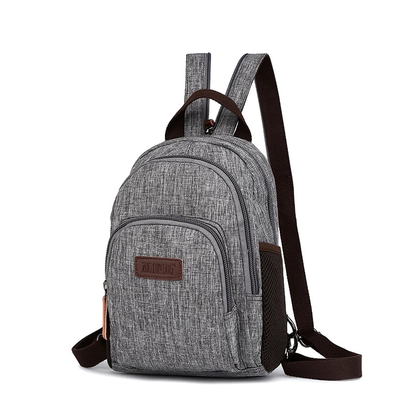 Ladies High Quality Canvas Backpack Large Capacity Casual Backpack Fashion Brand Design Laptop Bag Youth Student Bag
