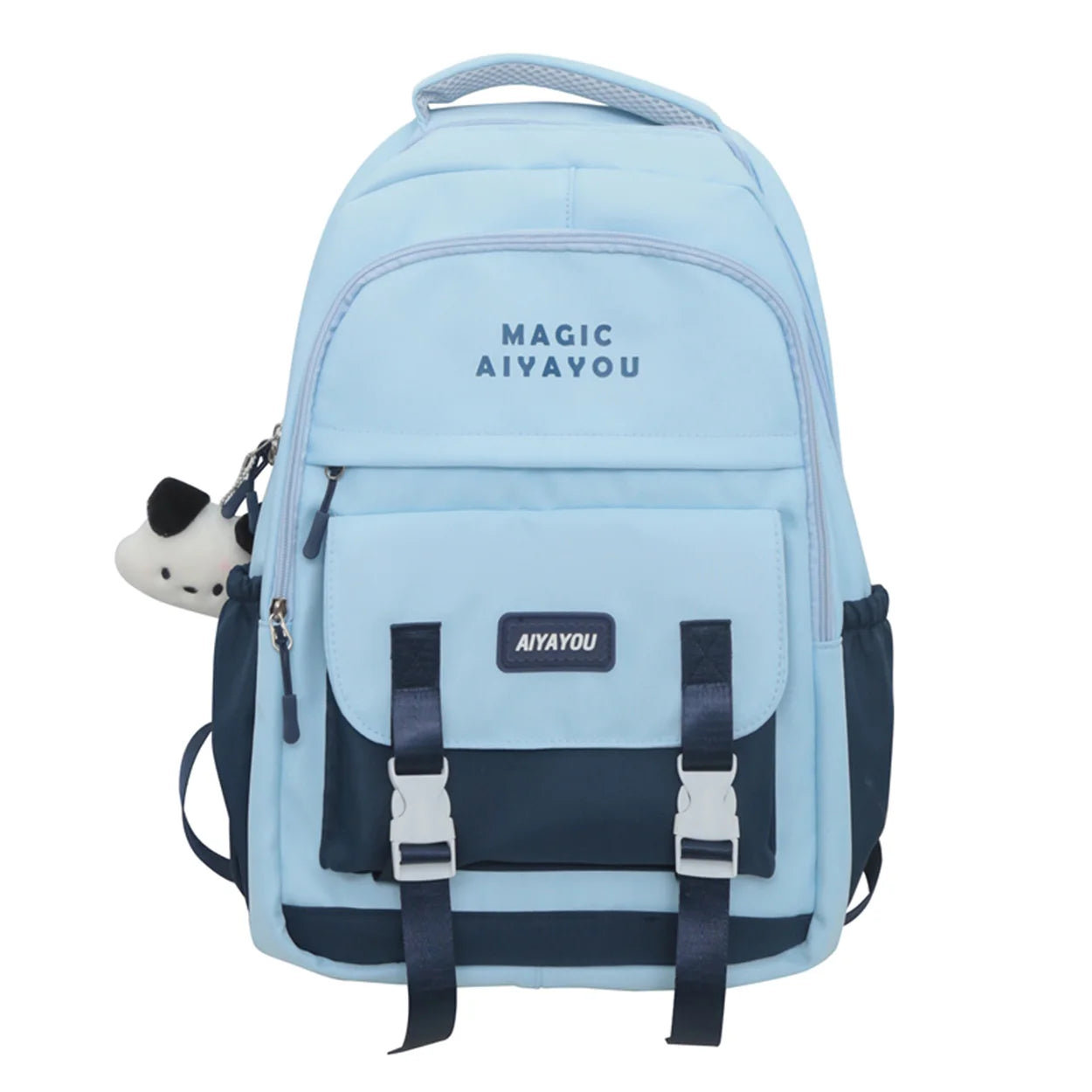 Ladies Kawaii Fashion Nylon Waterproof Laptop Student Book Bag - Thumbnail 2