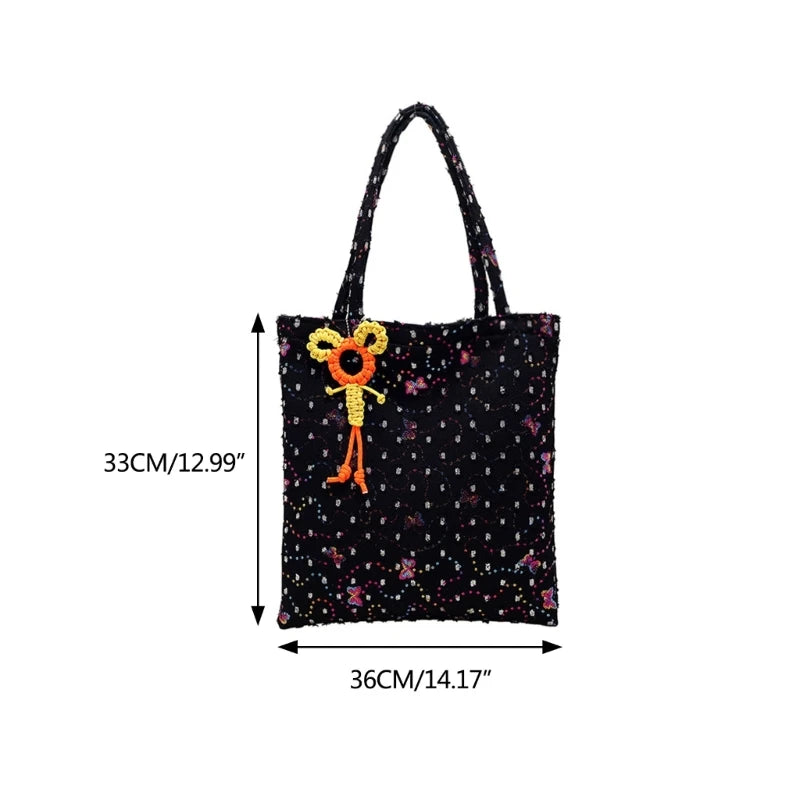 Ladies' Large Tote Bag Shoulder Bags Convenient Handbag for Organizing Items