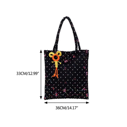 Ladies' Large Tote Bag Shoulder Bags Convenient Handbag for Organizing Items