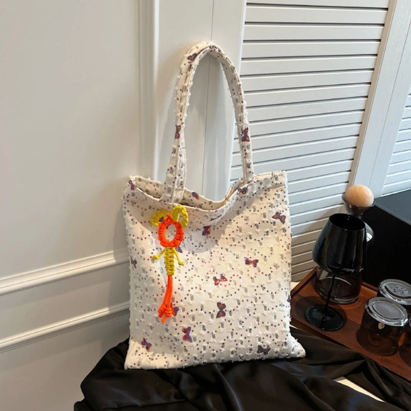 Ladies' Large Tote Bag Shoulder Bags Convenient Handbag for Organizing Items