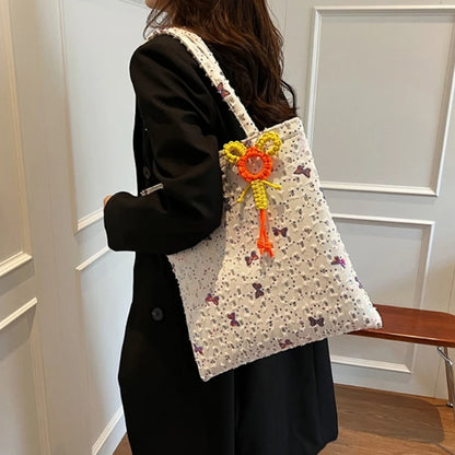 Ladies' Large Tote Bag Shoulder Bags Convenient Handbag for Organizing Items