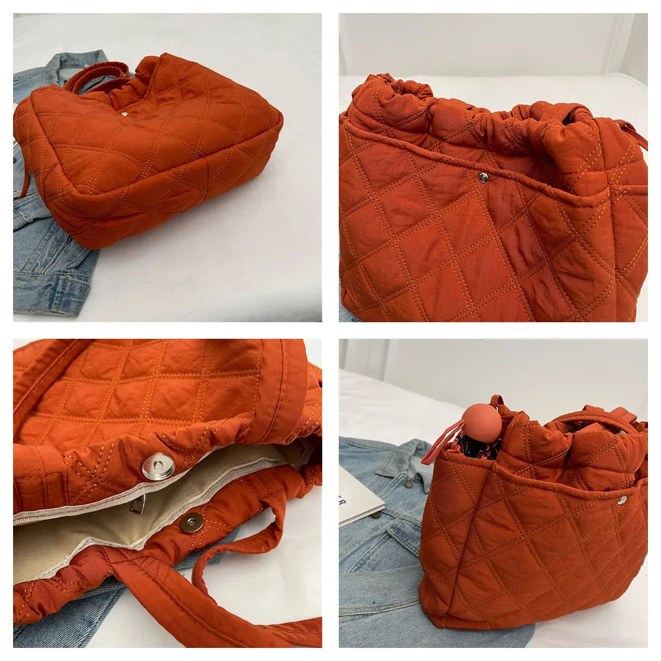 Ladies Leisure Canvas Shoulder Bag Retro High Quality Fashion Handbags Female High Capacity Simplicity Trend Shopping Travel Bag