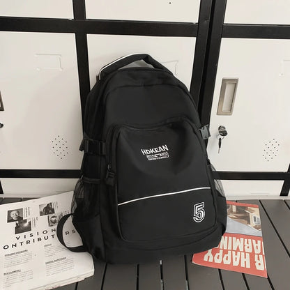 Ladies Leisure College Backpack Trendy Women Nylon Laptop Book Bag Girl Cute Travel School Bag Fashion Female Cool Student