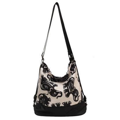 Ladies Leisure Crossbody Bags Women's Fashion Versatile Canvas Shoulder Bags Female Simplicity Large-capacity Commute Handbags