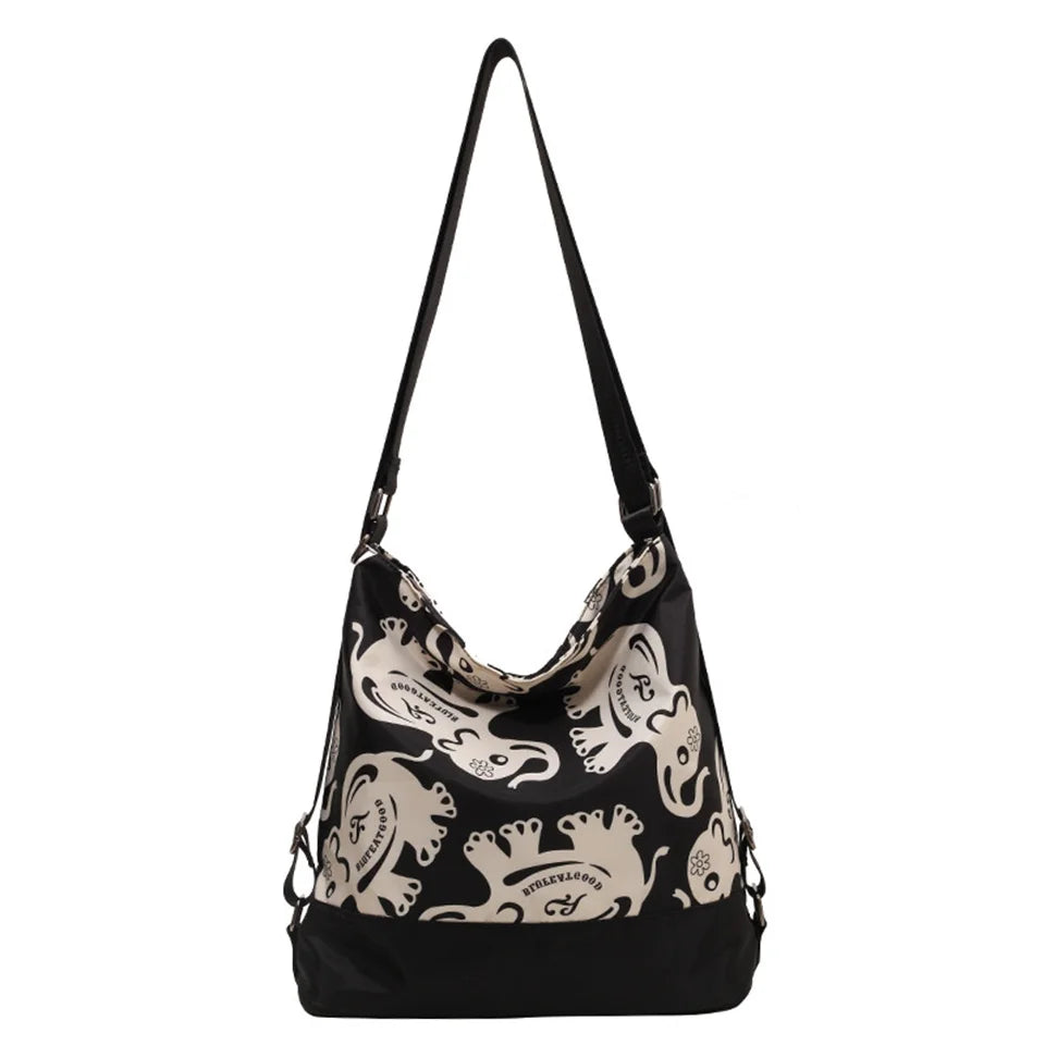 Ladies Leisure Crossbody Bags Women's Fashion Versatile Canvas Shoulder Bags Female Simplicity Large-capacity Commute Handbags