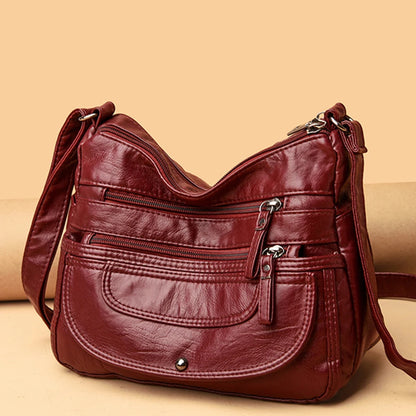 Ladies Luxury Brand Handbags Sac A Main Crossbody Bags for Women 2021 Leather Shoulder Bags Female Messenger Bag Soft Flap Bag