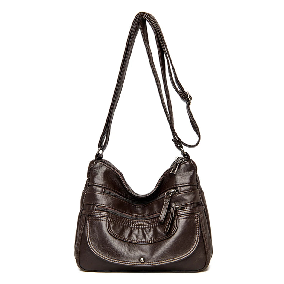 Ladies Luxury Brand Handbags Sac A Main Crossbody Bags for Women 2021 Leather Shoulder Bags Female Messenger Bag Soft Flap Bag