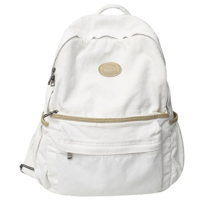 Ladies Male Vintage Green Canvas College Backpack Fashion Female Laptop Girl Travel Boy Leisure Retro Book Men Women School Bags