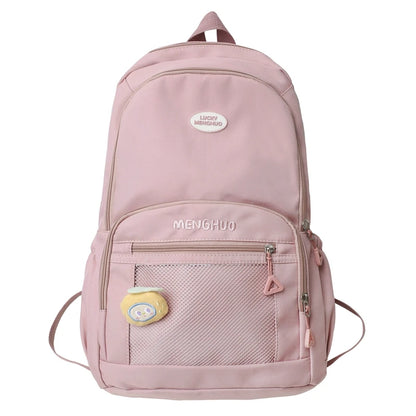 Ladies Mesh Leisure Waterproof Bag Girl Travel Book Backpack Nylon Fashion Female Cute College Backpack Women Laptop School Bags