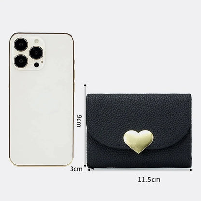Ladies Multi Slot Short Wallet Card Bag Genuine Leather Ultrathin Coin Purse